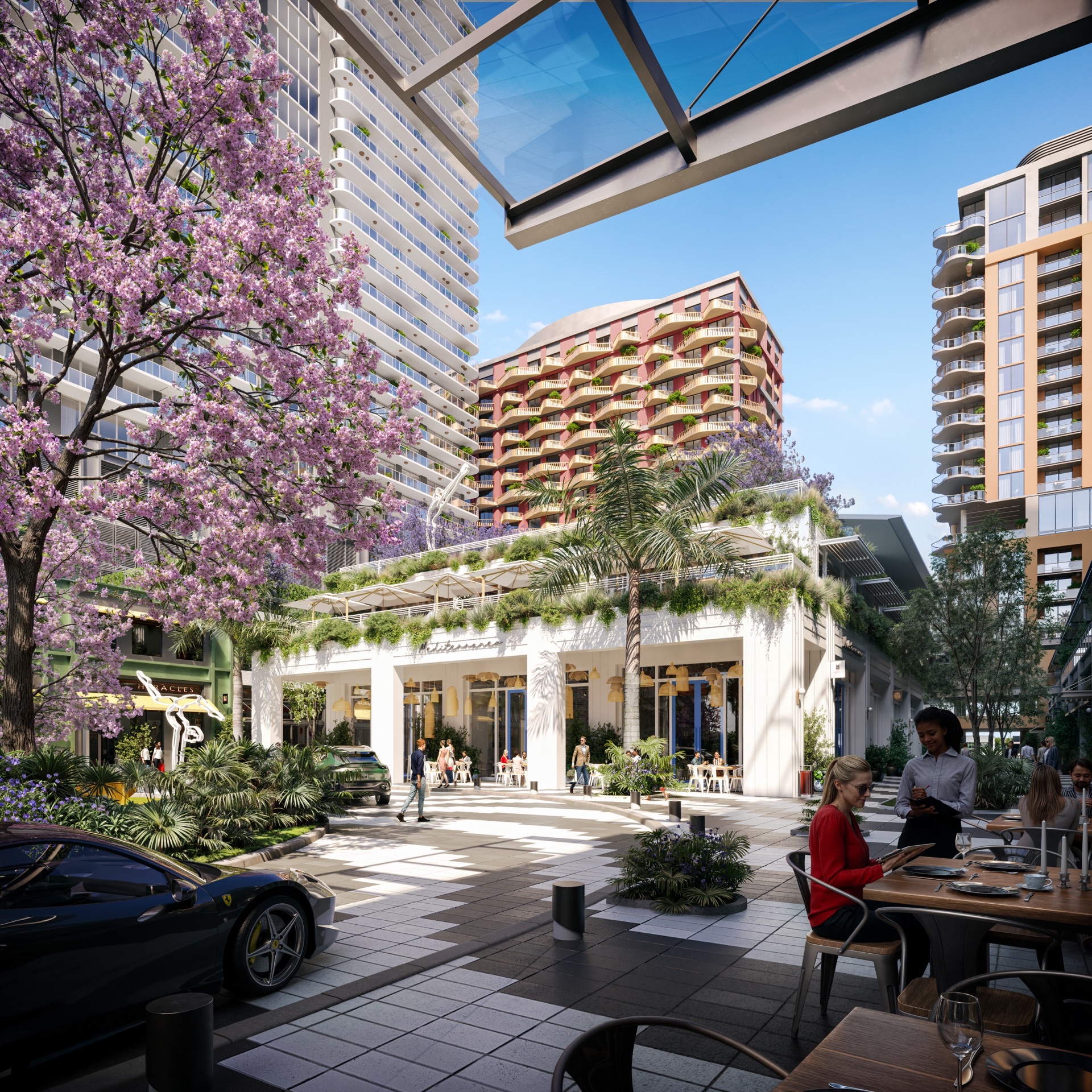 Outdoor Dining at Midtown Park